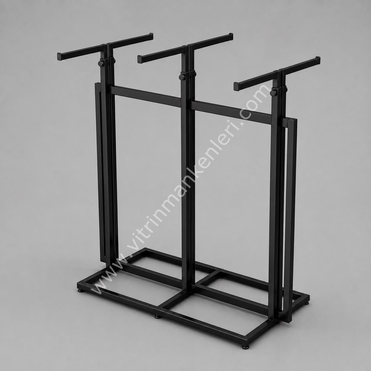 6'LI AHTAPOT ORTA STAND SİYAH