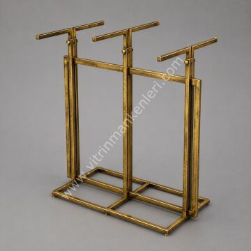 6'LI AHTAPOT ORTA STAND GOLD ESKİTME
