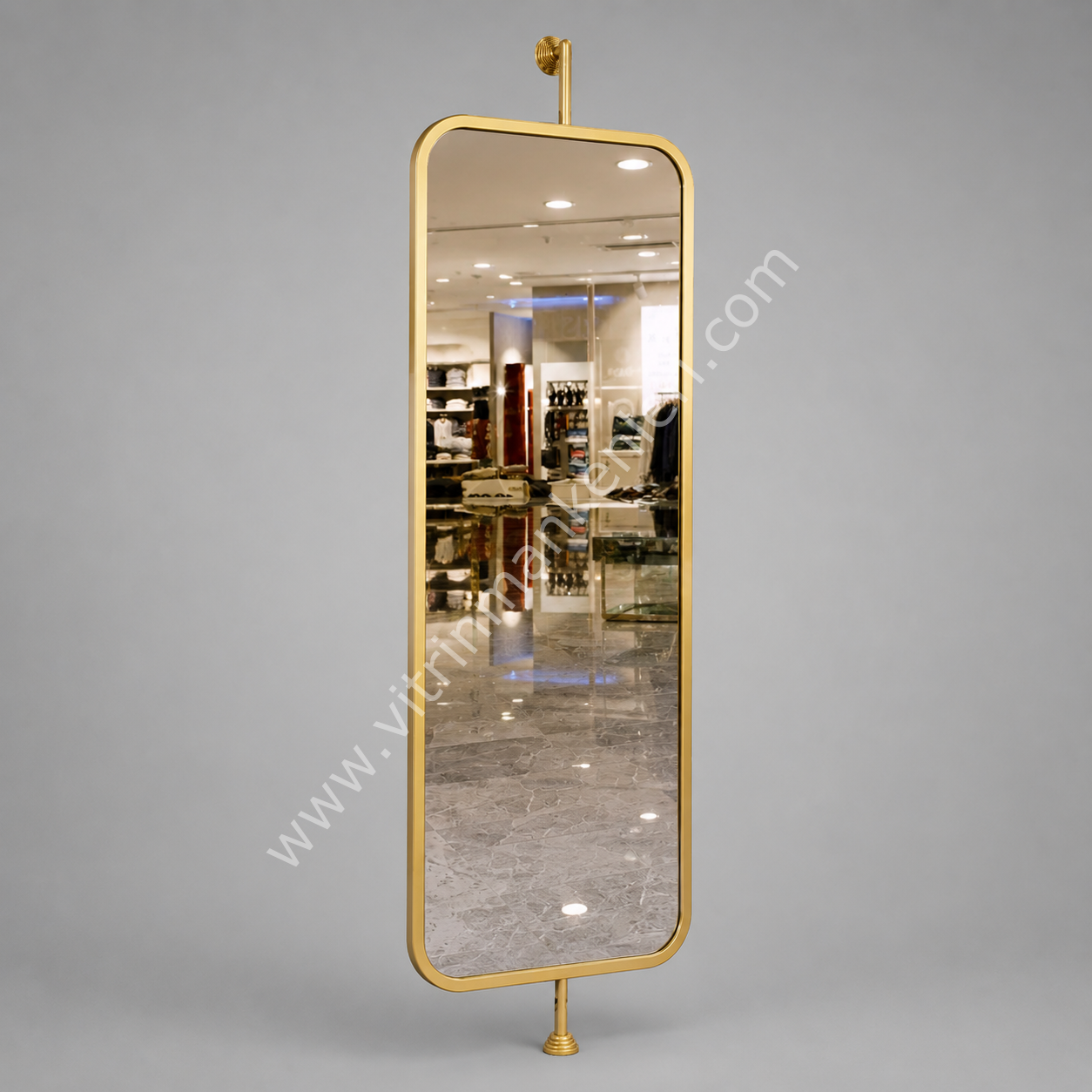 Dekoratif Ayna GOLD STATİK BOYA