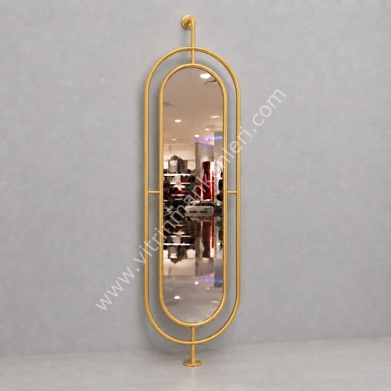 Dekoratif Ayna GOLD STATİK BOYA