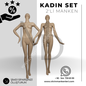 Kadın Set  2'li Manken