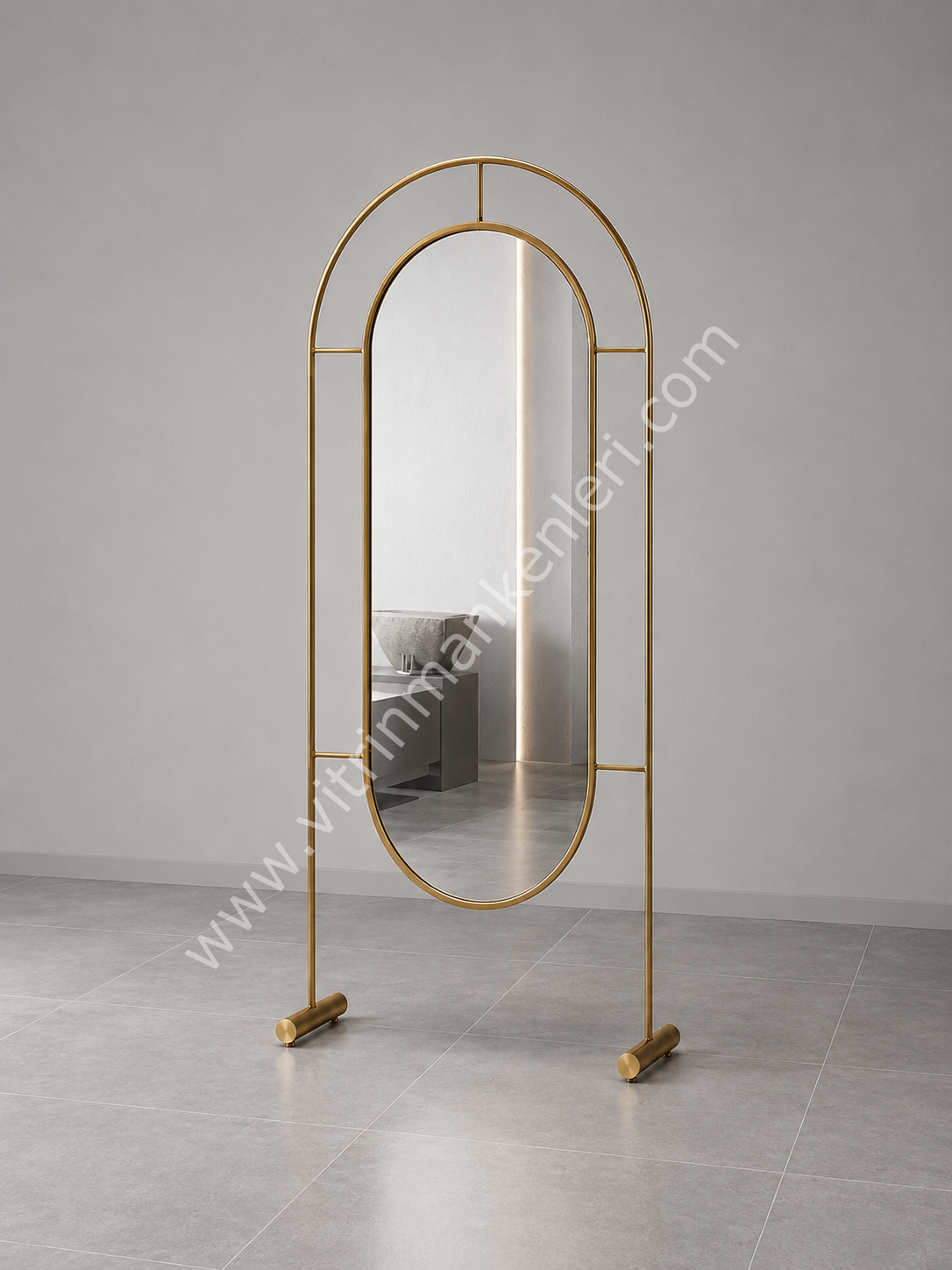 Dekoratif Ayna GOLD KAPLAMA