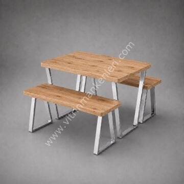 Katlama Masası KROM KAPLAMA - ATLANTİK ÇAM