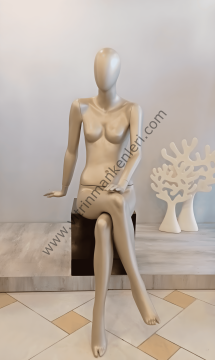 Bayan Polyester Oturan Vitrin Mankeni