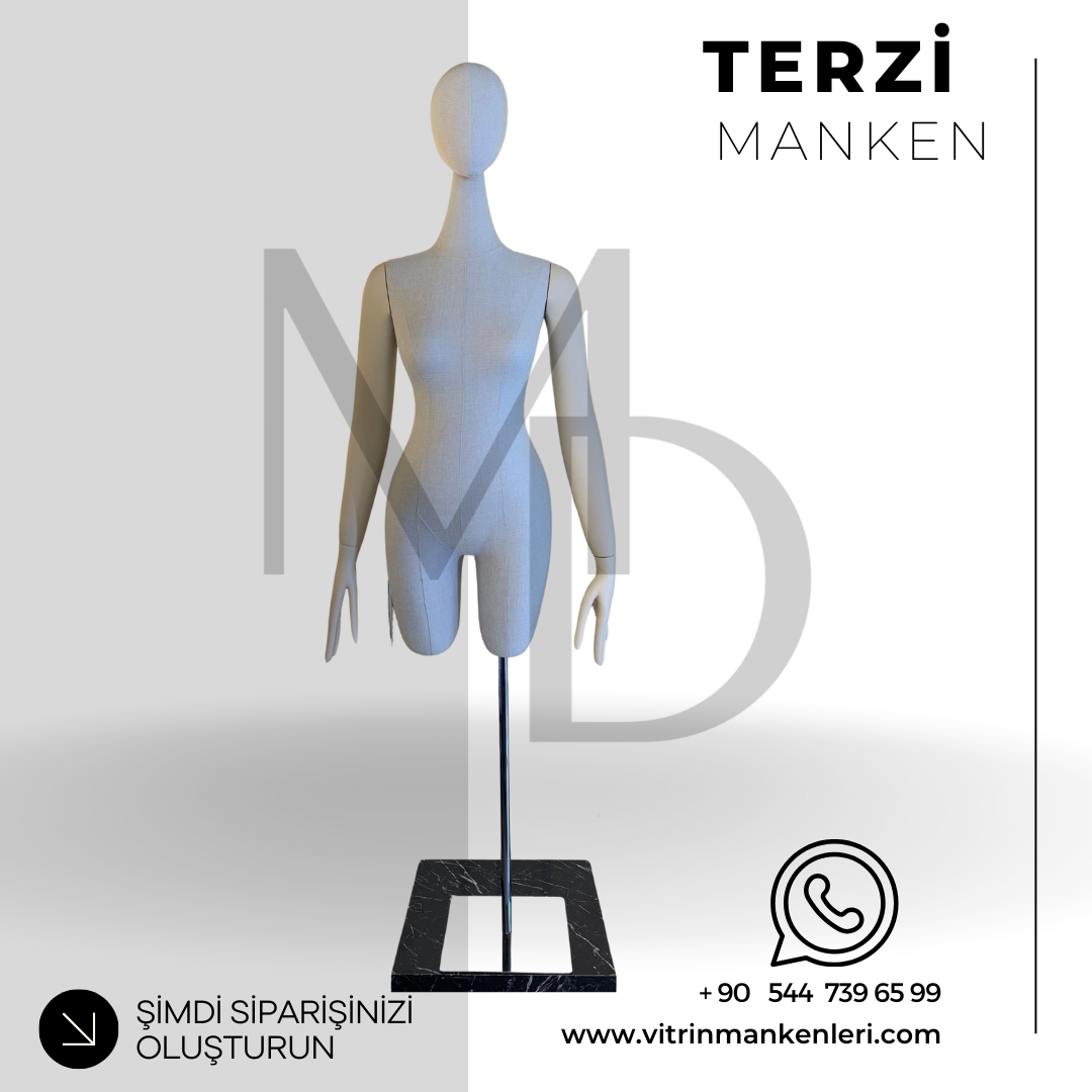 Yeni Seri Dekoratif Bayan Terzi Mankeni