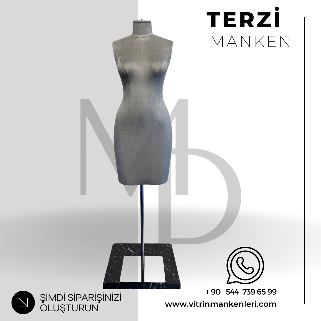 Bayan görsel terzi prova mankenleri