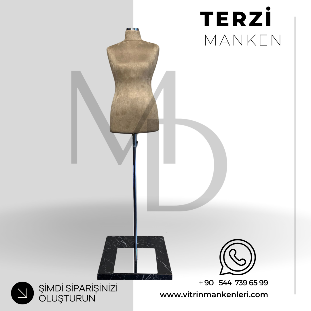 Yatay ve Dikine İğne Batabilen Full Süngerli Terzi Mankeni