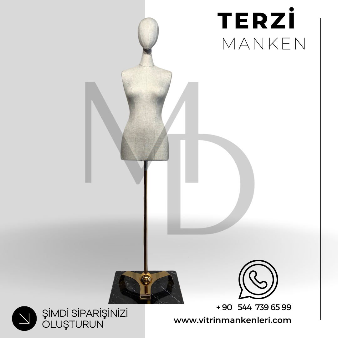 Bayan görsel terzi prova mankenleri