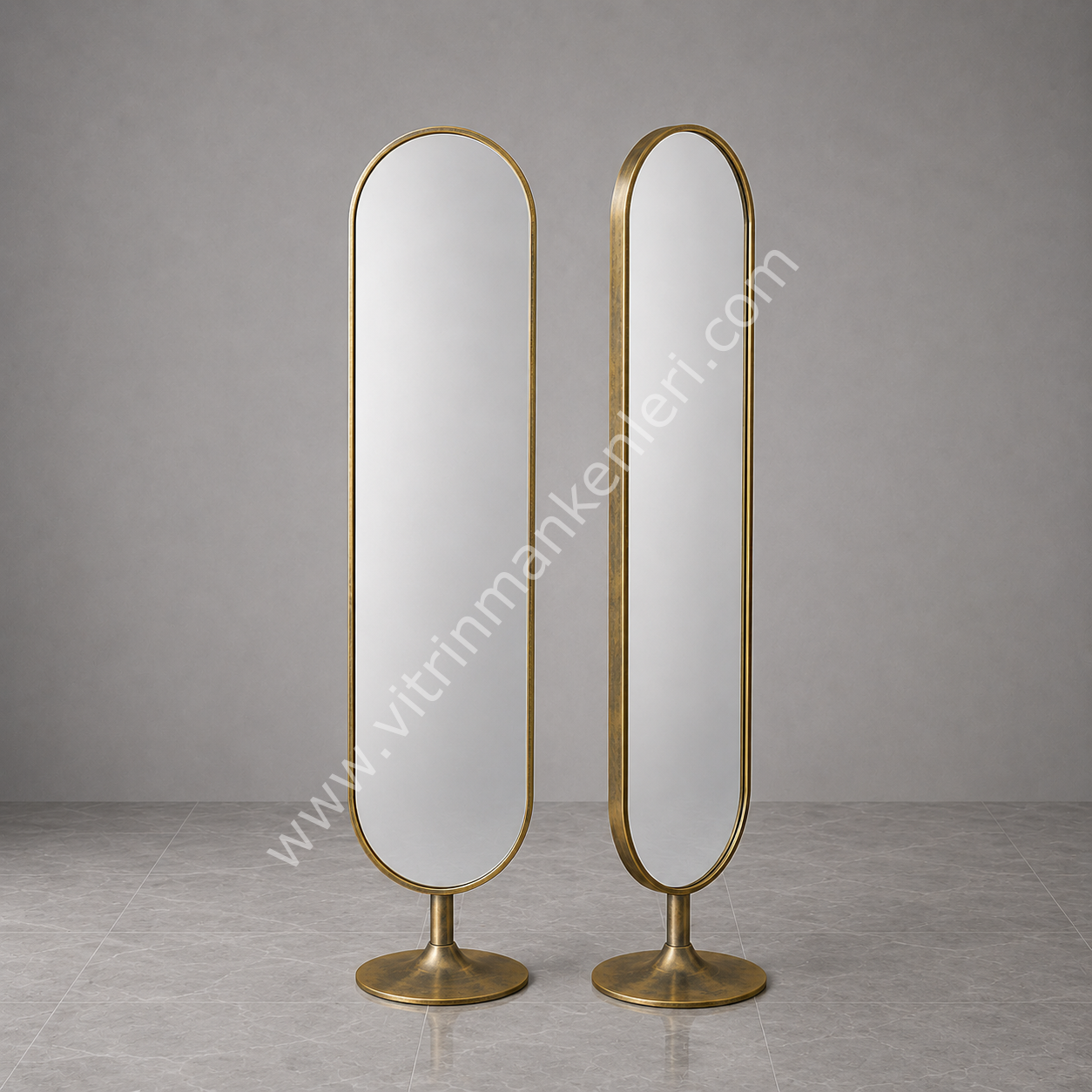 Dekoratif Ayna GOLD ESKİTME