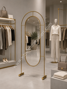Dekoratif Ayna GOLD STATİK BOYA