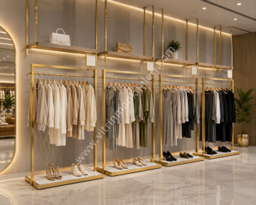 AYARLANABİLİR ORTA STAND GOLD STATİK BOYA