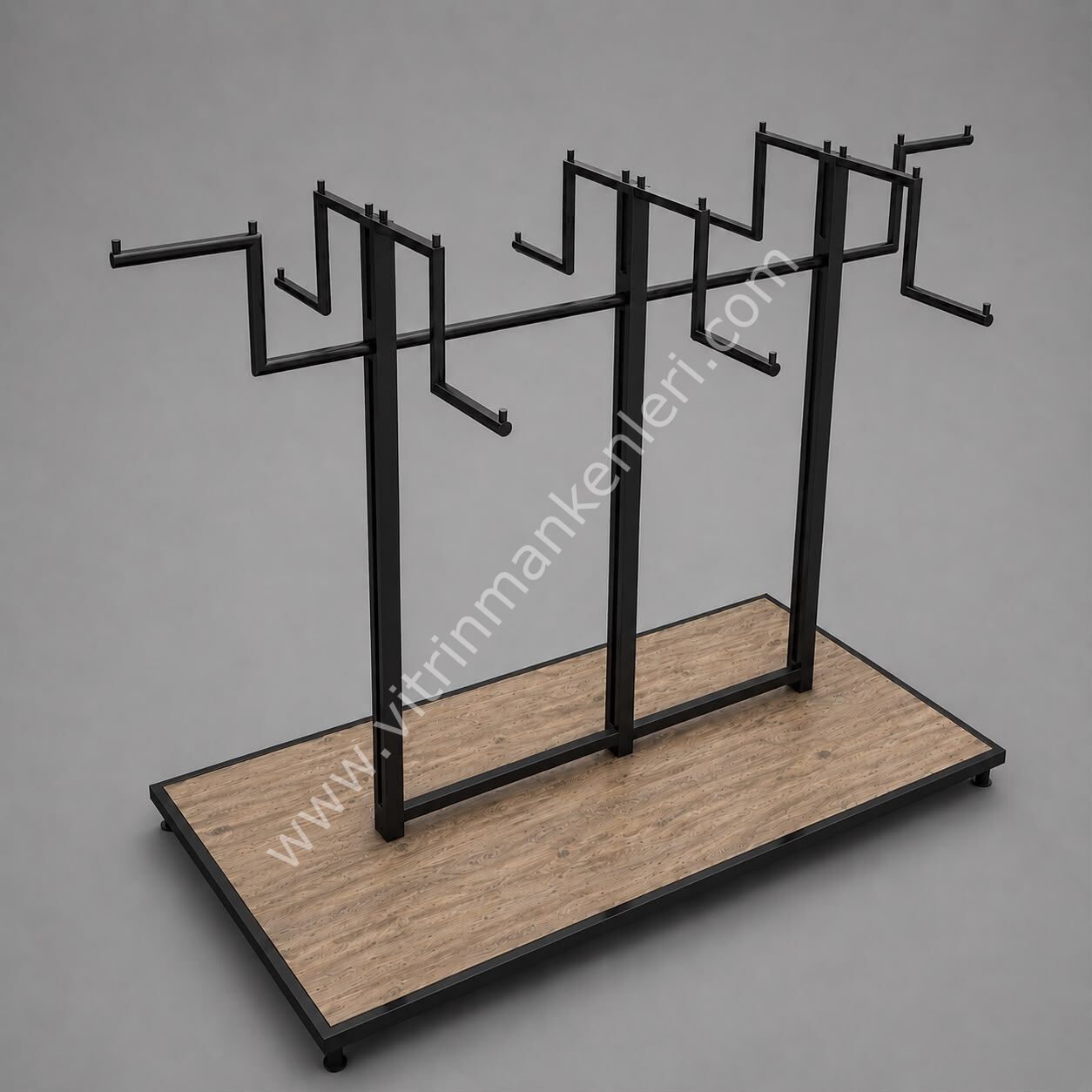 Orta Stand SİYAH - ATLANTİK ÇAM
